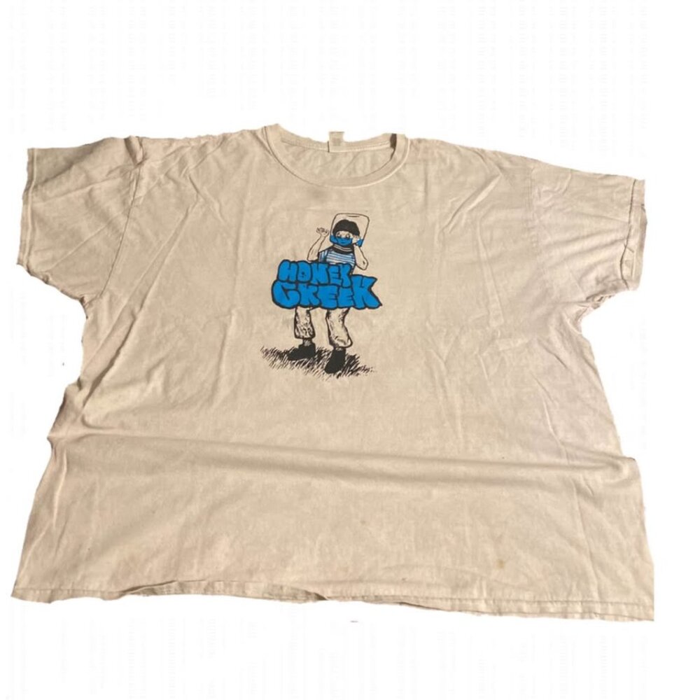 Honey Greek Blue Graphic T-Shirt Size 3XL